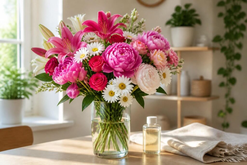 découvrez nos astuces efficaces pour prolonger la durée de vie de vos fleurs coupées dans un vase et profiter plus longtemps de leur beauté fraîche.