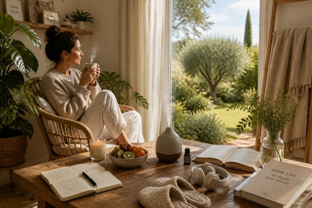 La slow life au quotidien : 10 rituels simples pour ralentir