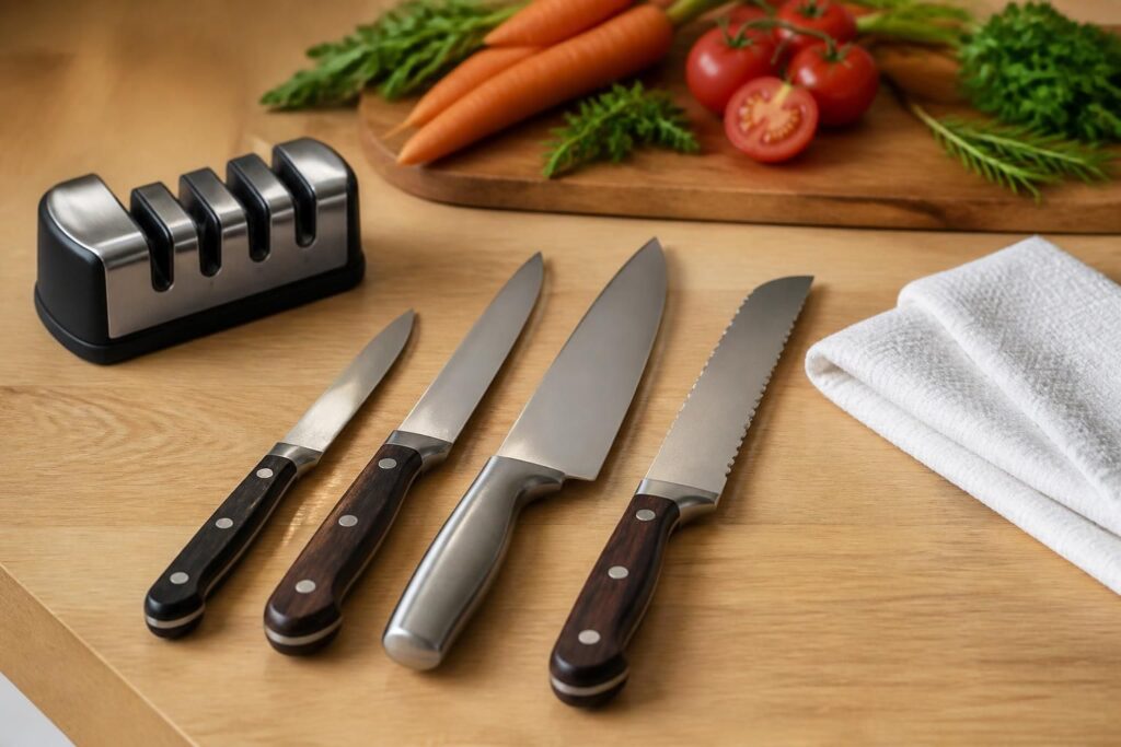 Bien choisir ses couteaux de cuisine et les entretenir