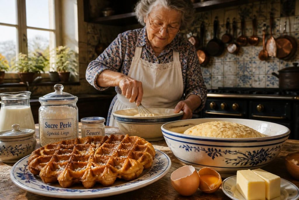 découvrez la recette traditionnelle de la gaufre de liège façon grand-mère, avec des astuces simples pour obtenir un goût authentique et gourmand à chaque bouchée.