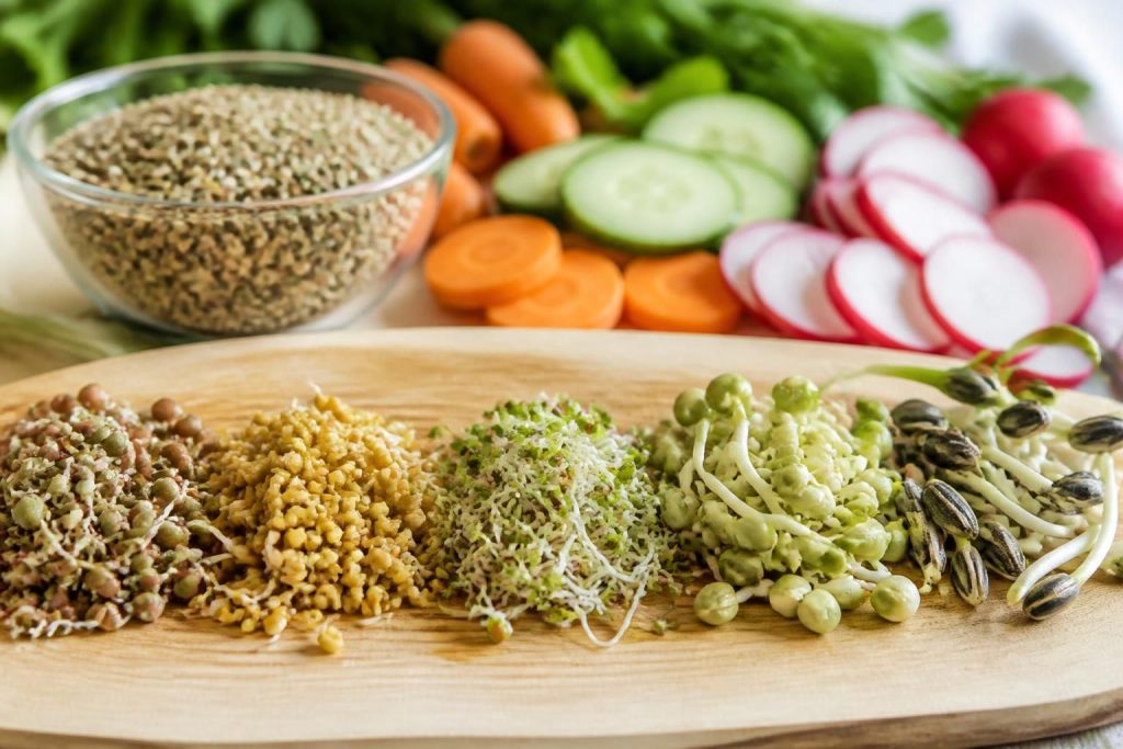 Graine germee : bienfaits et variétés à consommer crues