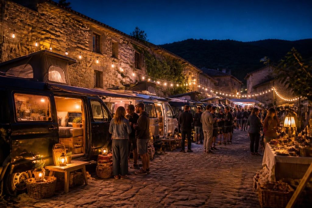 découvrez le marché des vans en ardèche : horaires d'ouverture, ambiance conviviale et nocturne pour une expérience authentique et festive.