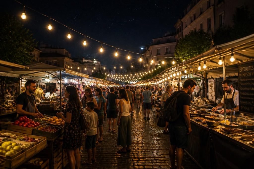découvrez les meilleurs marchés nocturnes près de chez vous ce soir : ambiance festive, artisans locaux, et délices à ne pas manquer !