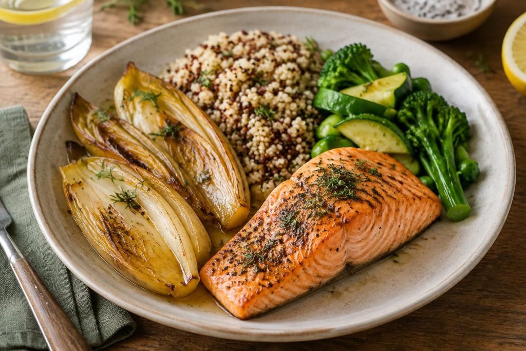 Quel accompagnement choisir avec des endives braisées pour un repas équilibré ?
