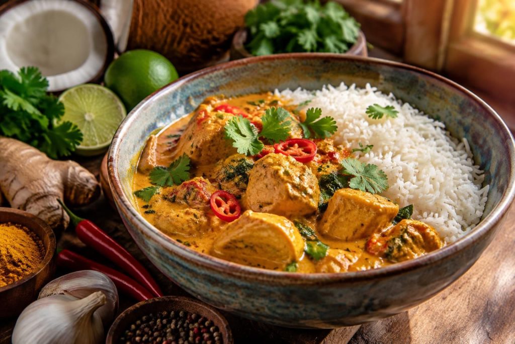 découvrez la véritable recette du poulet coco curry : astuces pour une sauce onctueuse, secrets de préparation et variantes célèbres à savourer.